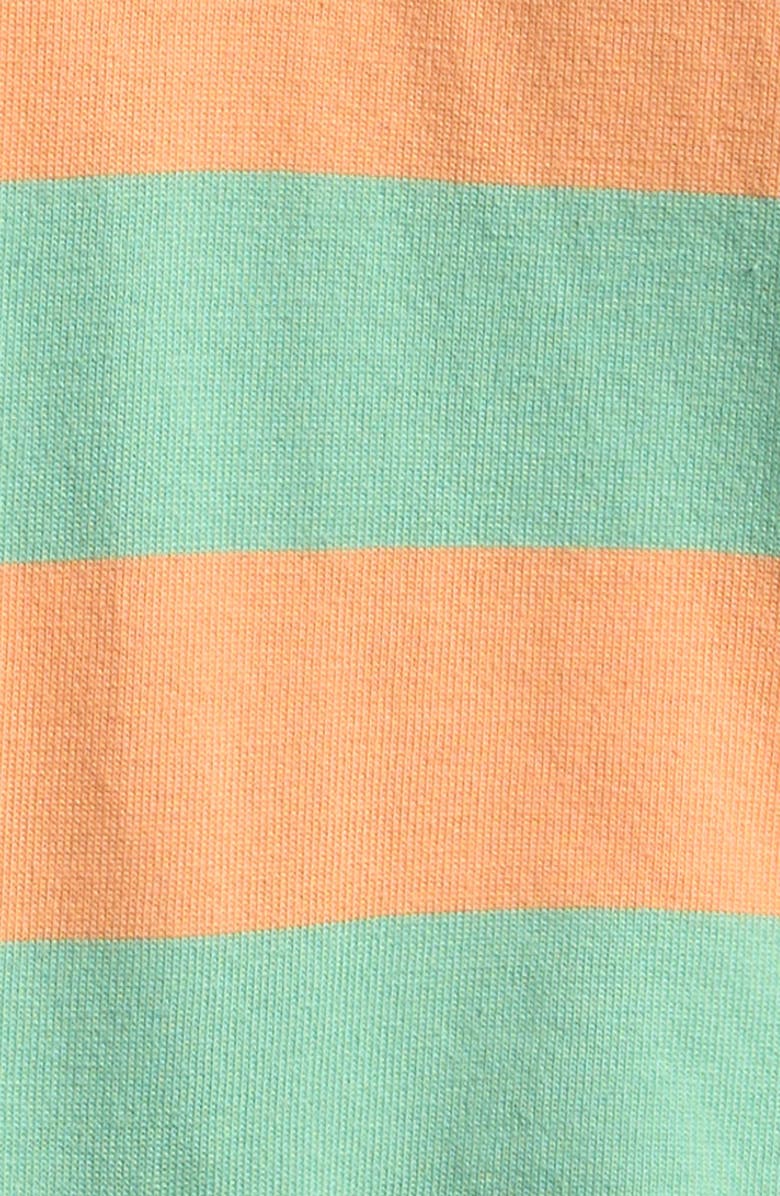 Ralph Lauren Rugby Stripe Romper, Alternate, color, 