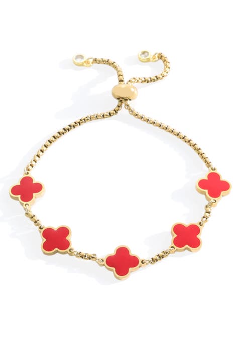 Clover Enamel Bracelet