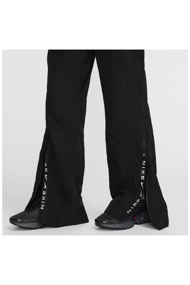 Sportswear Repel Zip Hem Pants, Alternate, color, BLACK/ WHITE