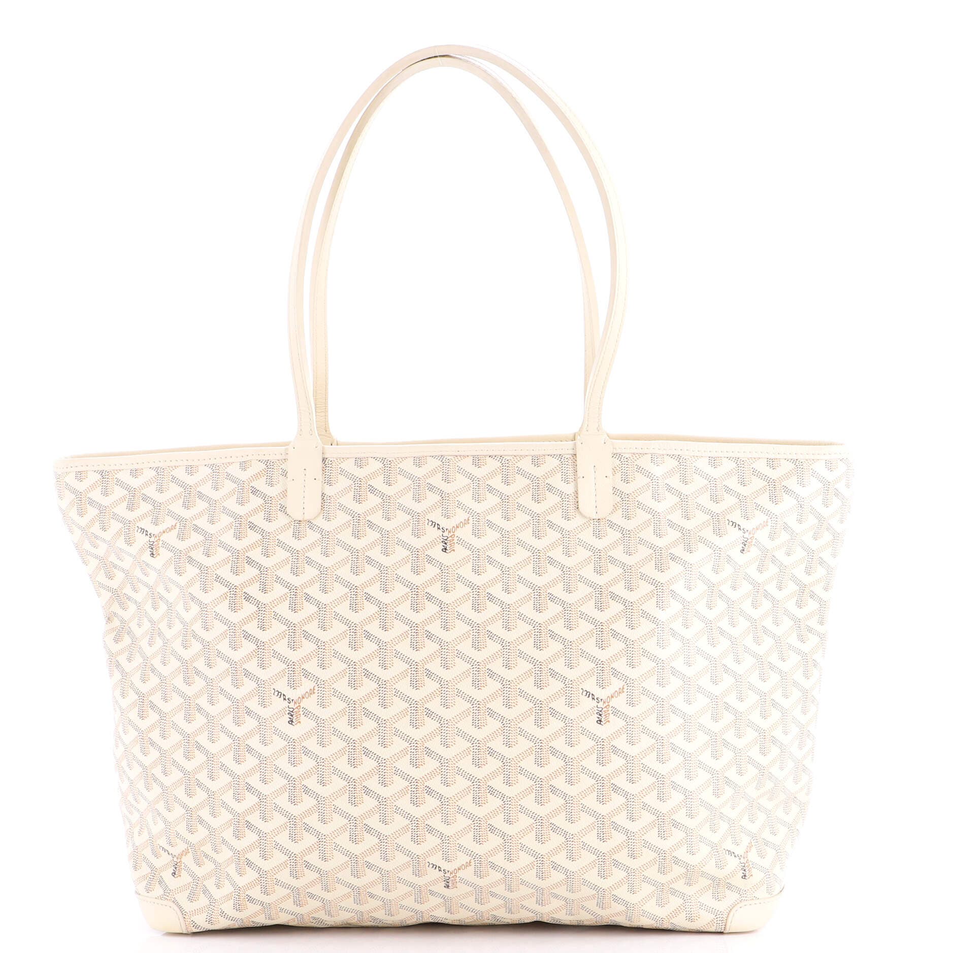 Pre-Owned Goyard Artois Tote Coated Canvas MM, Alternate, color, Neutral