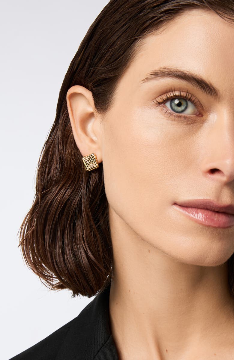 Ana Luisa Gold Stud Earrings - Maple, Alternate, color,