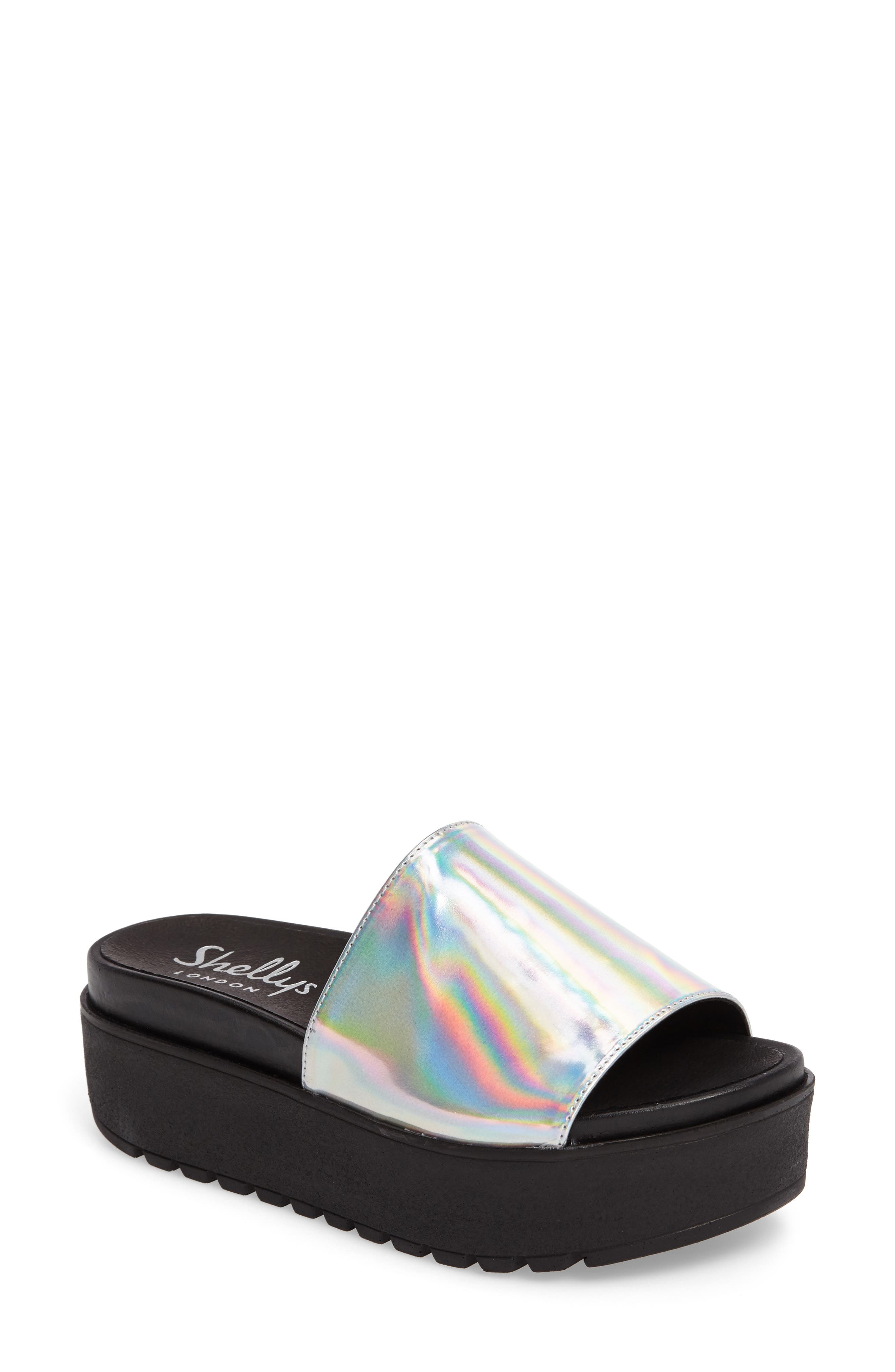 Shellys London Kora Platform Slide, Main, color, 