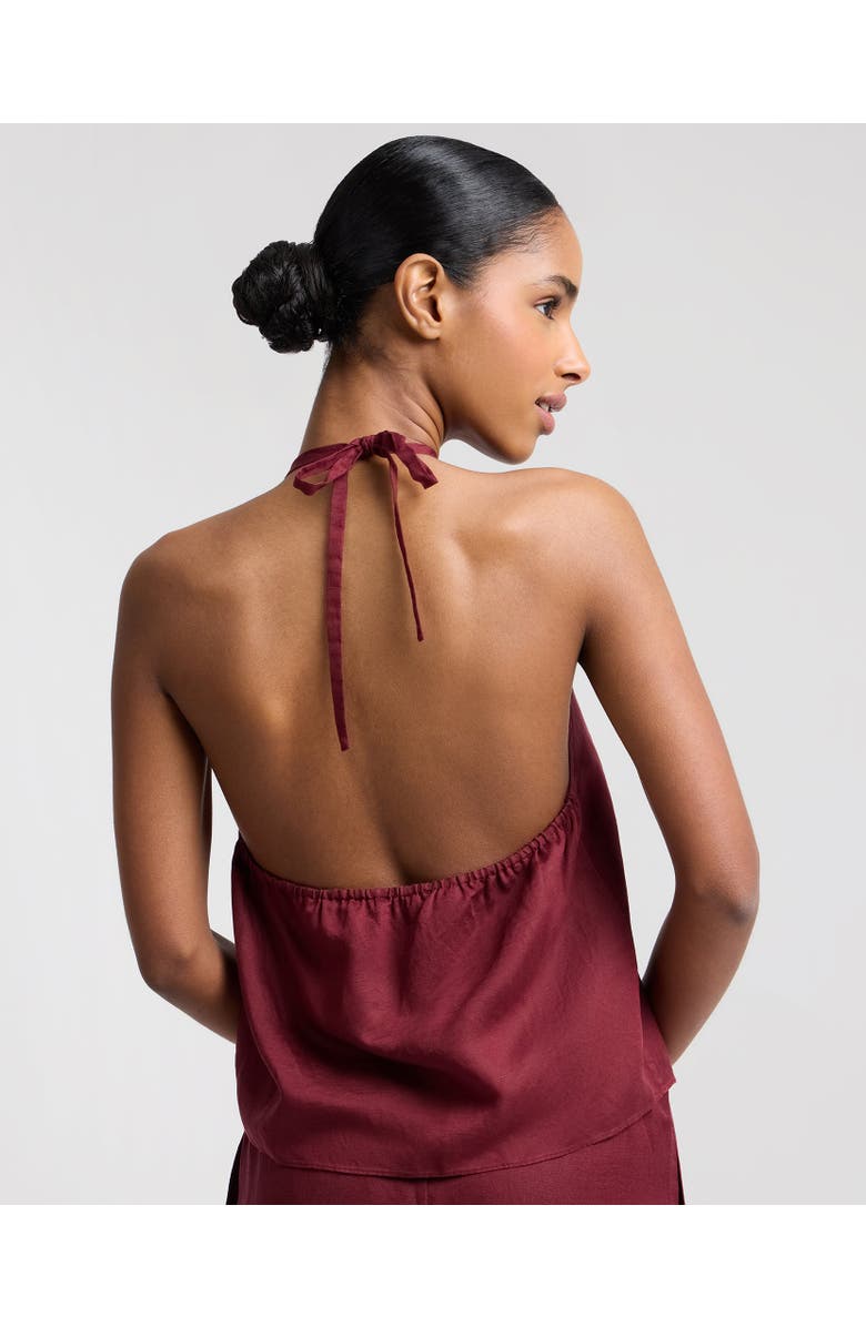 Onia Handkerchief Top, Alternate, color, Dark Cherry