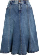 Wit & Wisdom Denim A-Line Skirt
