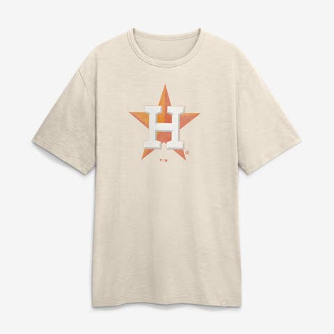 Men's Fanatics Cream Houston Astros Stadium Slub T-Shirt