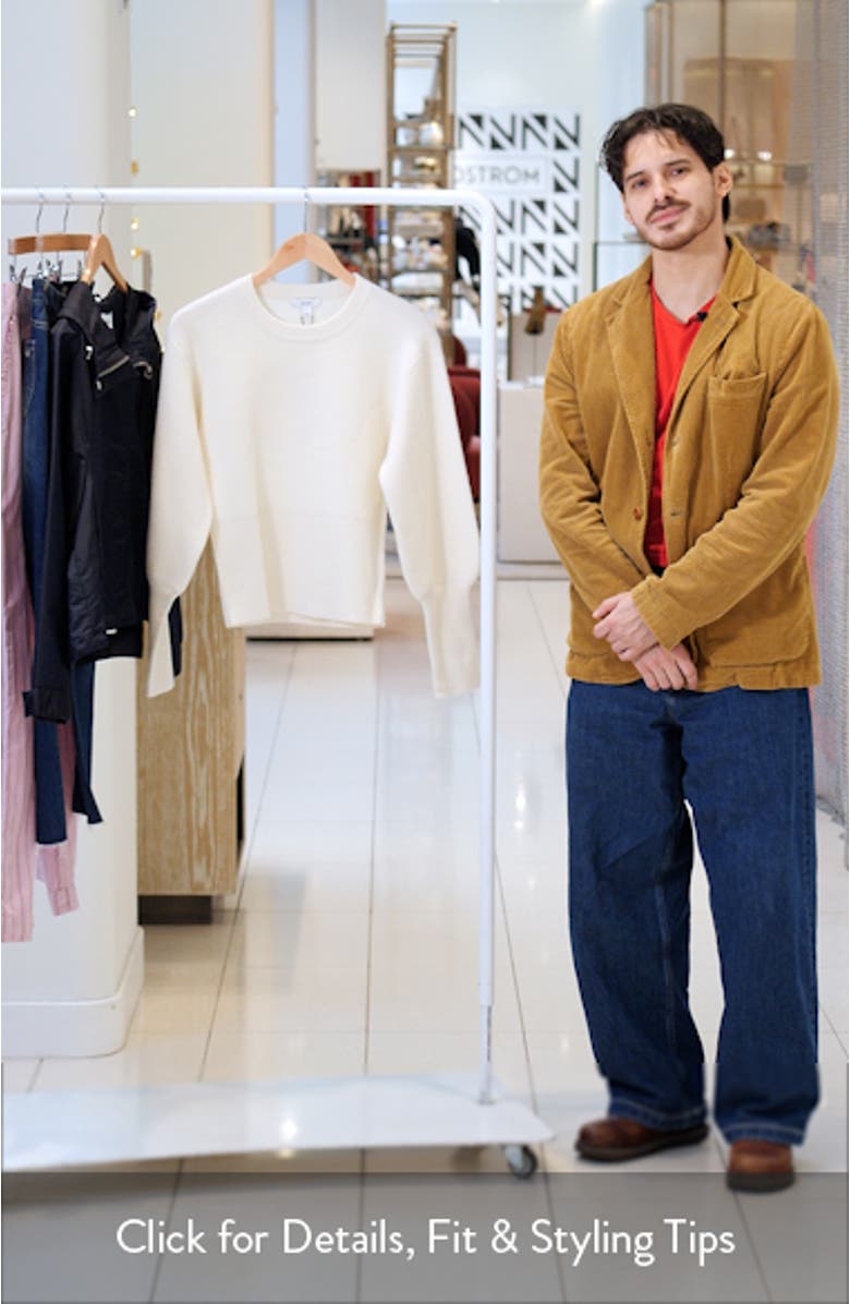 Ella Crewneck Wool Blend Sweater, sales video thumbnail