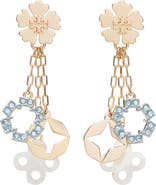 Tory Burch Forget Me Not Drop Earrings