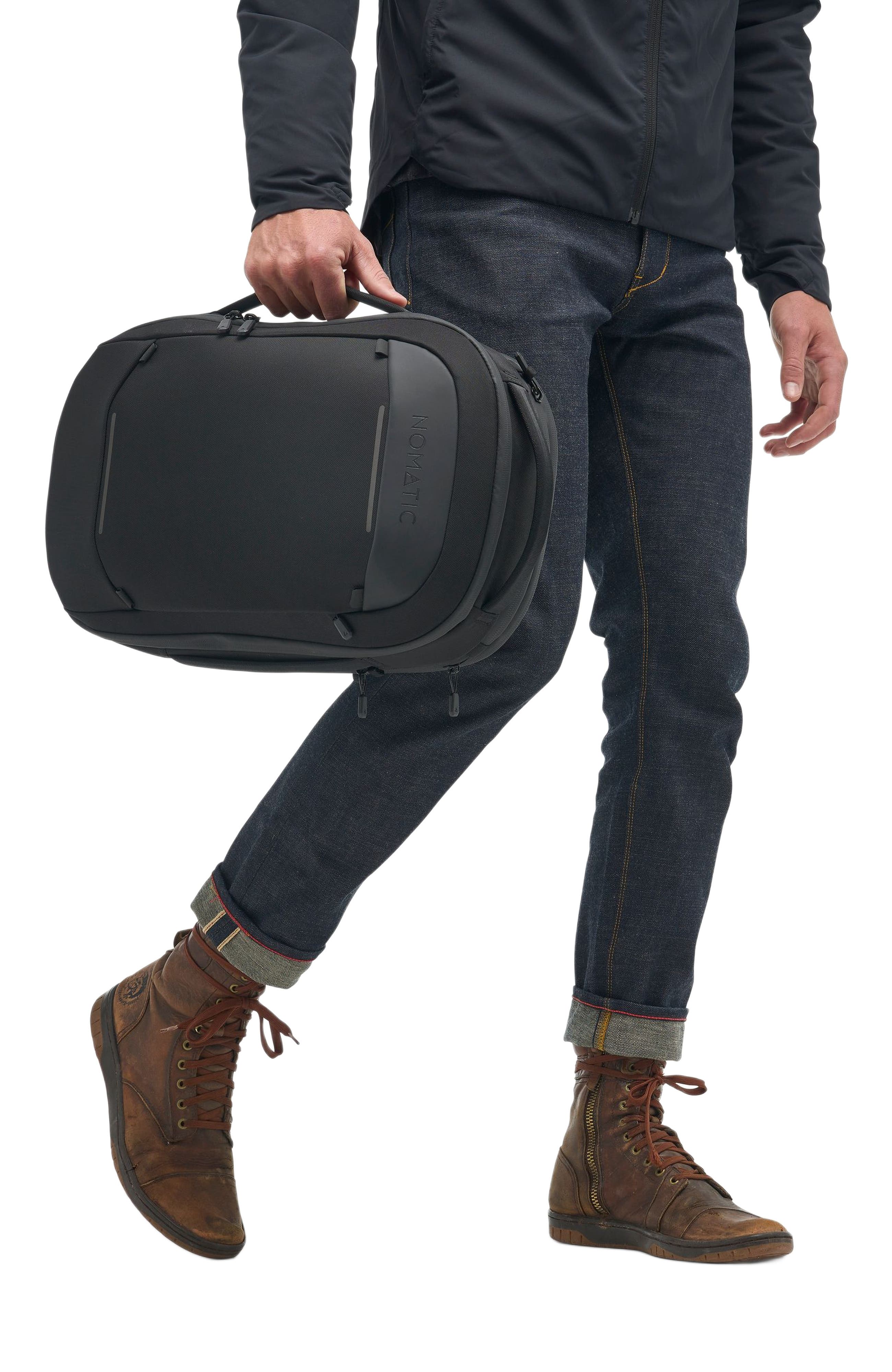 NOMATIC Premium Laptop Backpack - 15L w/ 6L Built-In Expansion, Alternate, color, Black