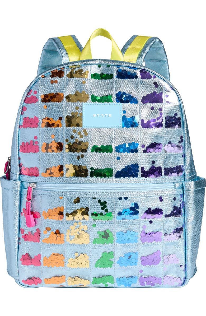 STATE Bags Kids' Kane Quilted Sequin Backpack, Main, color,
