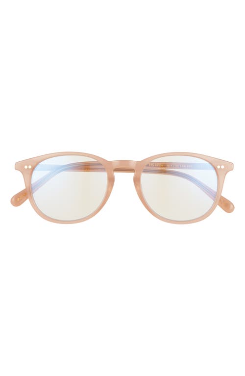 Diff Jaxson 49mm Blue Light Blocking Glasses In Rustique/clear