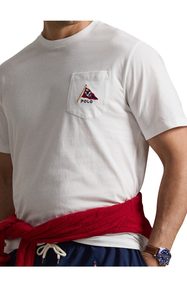 Polo Ralph Lauren Big & Tall Newport Bear Graphic T-Shirt, Alternate, color, White