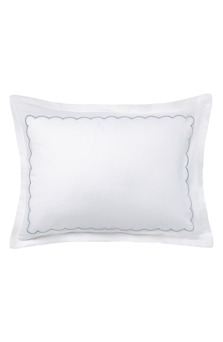 Domani Home Scallop King Hotel Pillow Sham, Main, color,