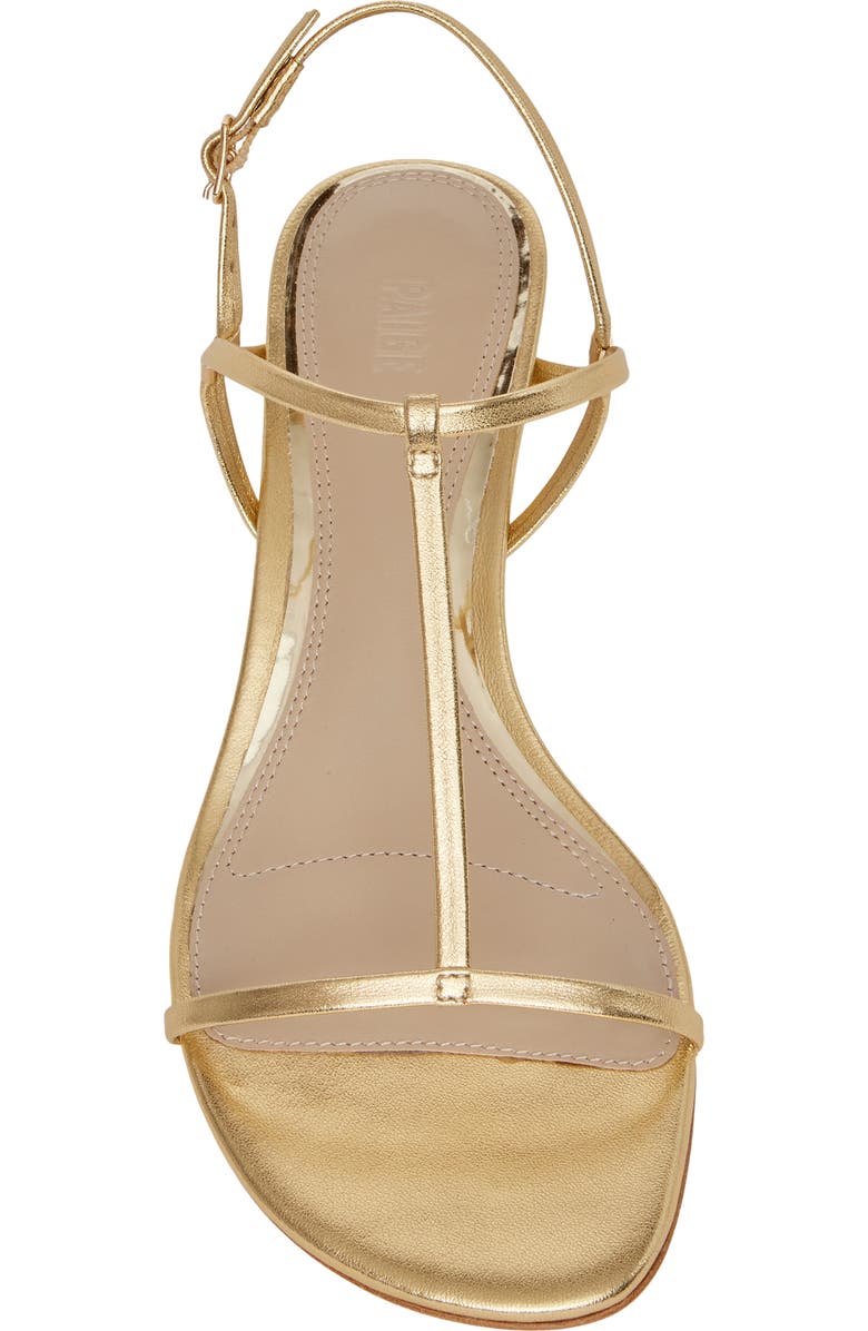 PAIGE Daryn Slingback Wedge Sandal, Alternate, color, Gold