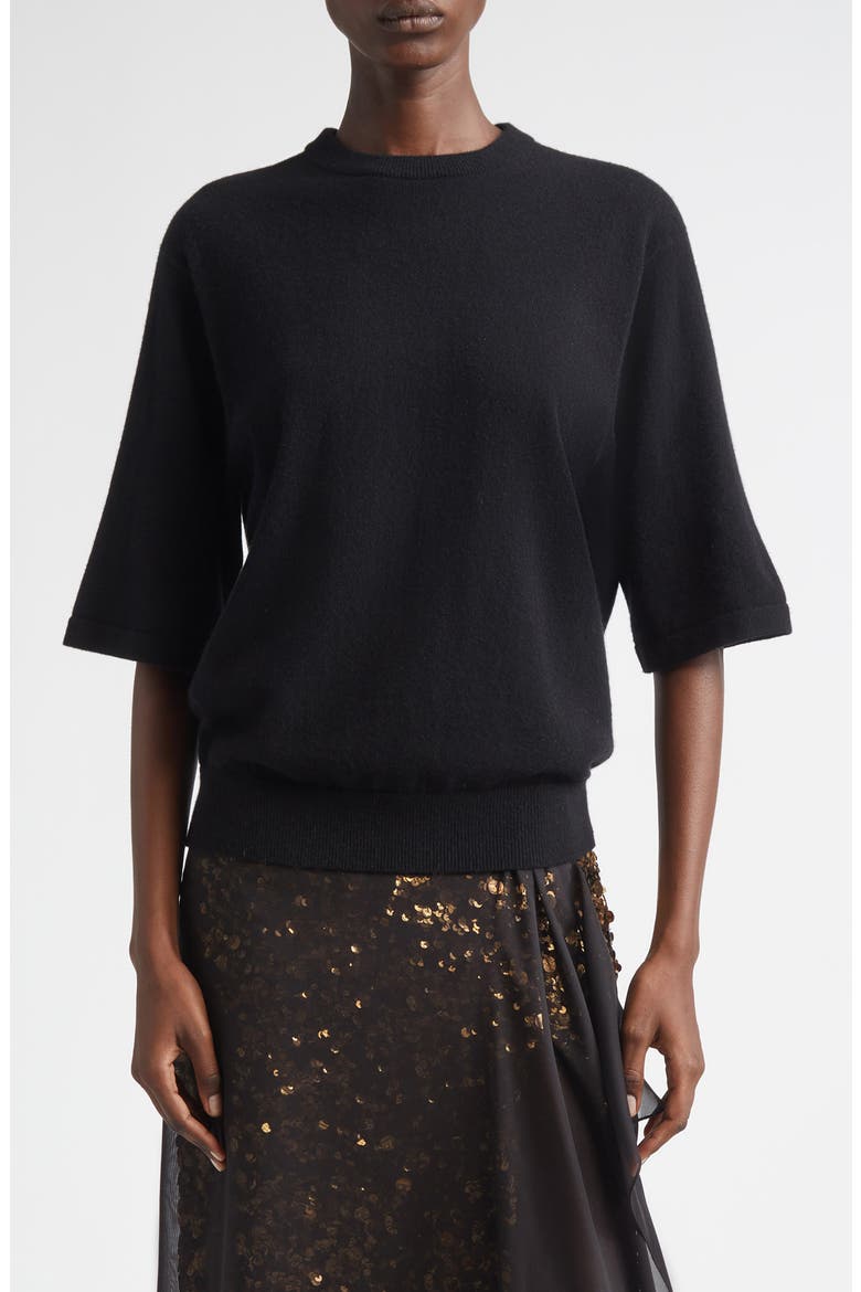 Cashmere Sweater, Main, color, BLACK