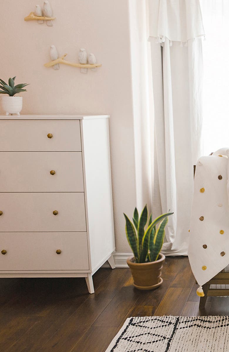 CRANE BABY Perch Set of 2 Wooden Wall Decor, Alternate, color, White