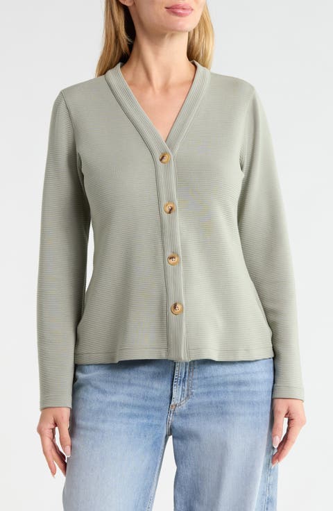 French Rib Cardigan