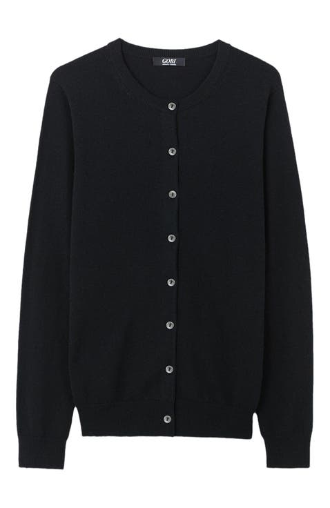 Essential Cashmere Crewneck Cardigan