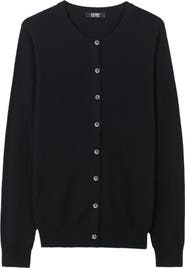 Gobi Cashmere Essential Cashmere Crewneck Cardigan