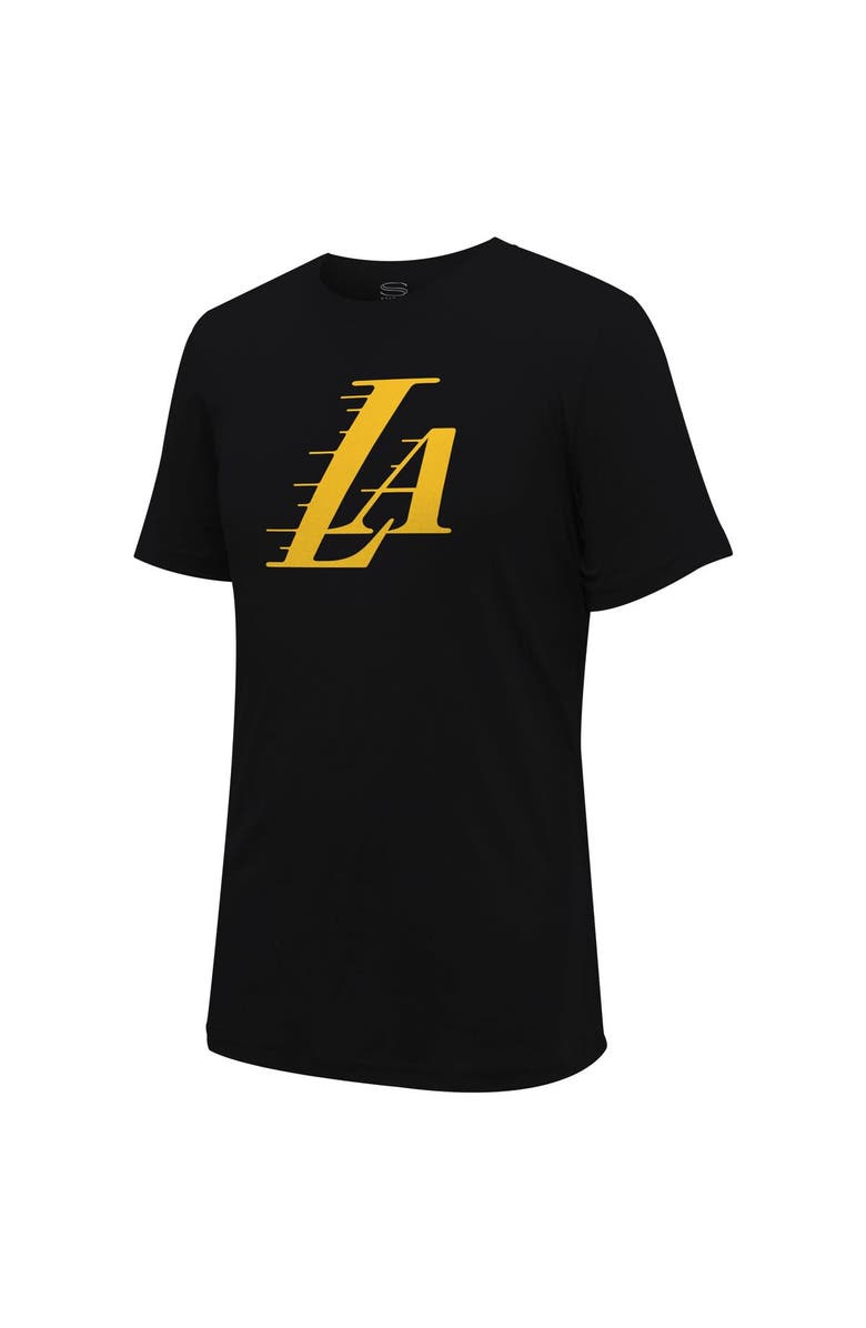 Stadium Essentials Unisex Stadium Essentials Black Los Angeles Lakers Primary Logo T-Shirt, Alternate, color, Black