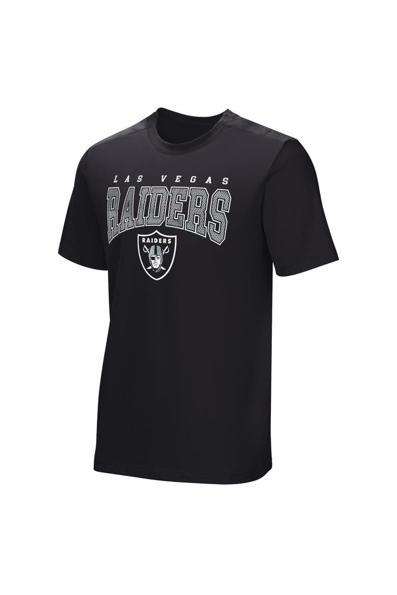Men's  Black Las Vegas Raiders Home Team Adaptive T-Shirt, Alternate, color, Black