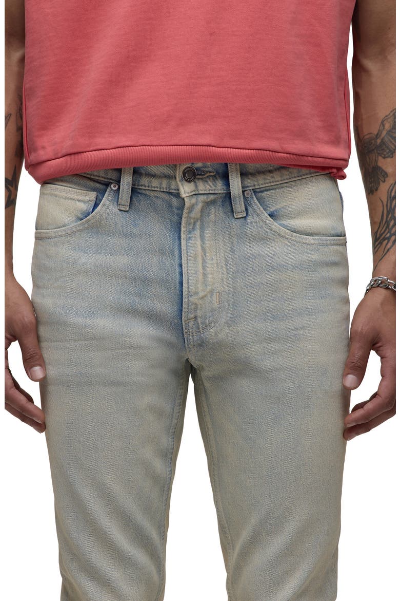 Zack Skinny Jeans, Alternate, color, COATED MOSS