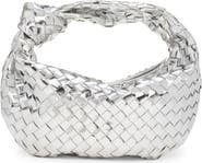 Bottega Veneta Mini Jodie Metallic Leather Top Handle Bag