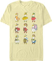 Lost Gods Mens Lost Gods Spring Porch Geese T Shirt