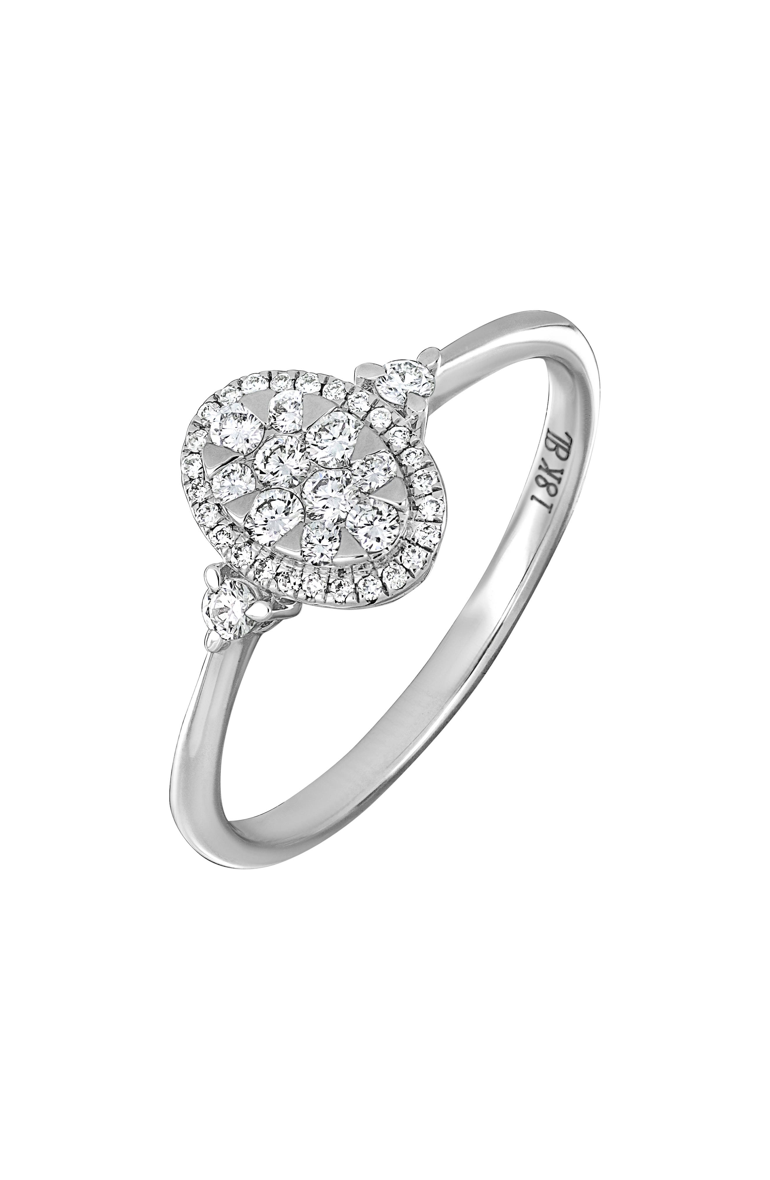 Mika 18k Gold Diamond Stackable Ring