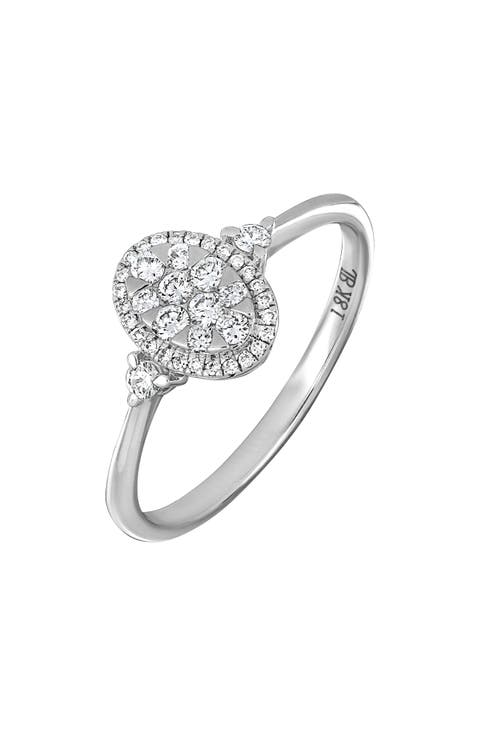 Mika 18k Gold Diamond Stackable Ring