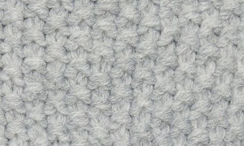 Capelli New York Kids' Seed Stitch Pompom Beanie & Mittens Set In Gray