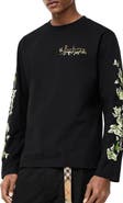 Burberry Long-sleeve Brave Little Tree Cotton T-shirt