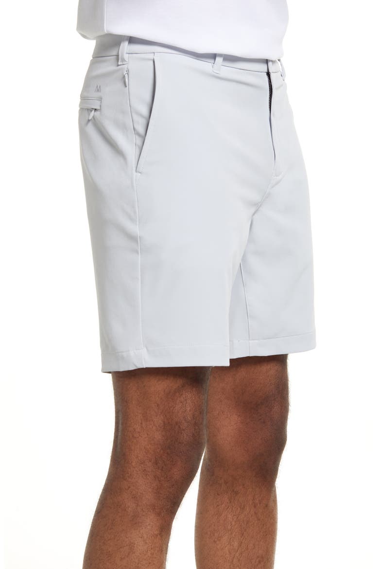 Helmsman Flat Front Golf Shorts, Alternate, color, LIGHT GRAY SOLID
