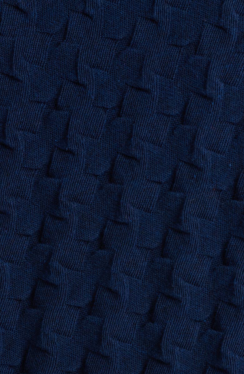 MARGARET O'LEARY 3-D Open Cotton Cardigan, Alternate, color, Ink