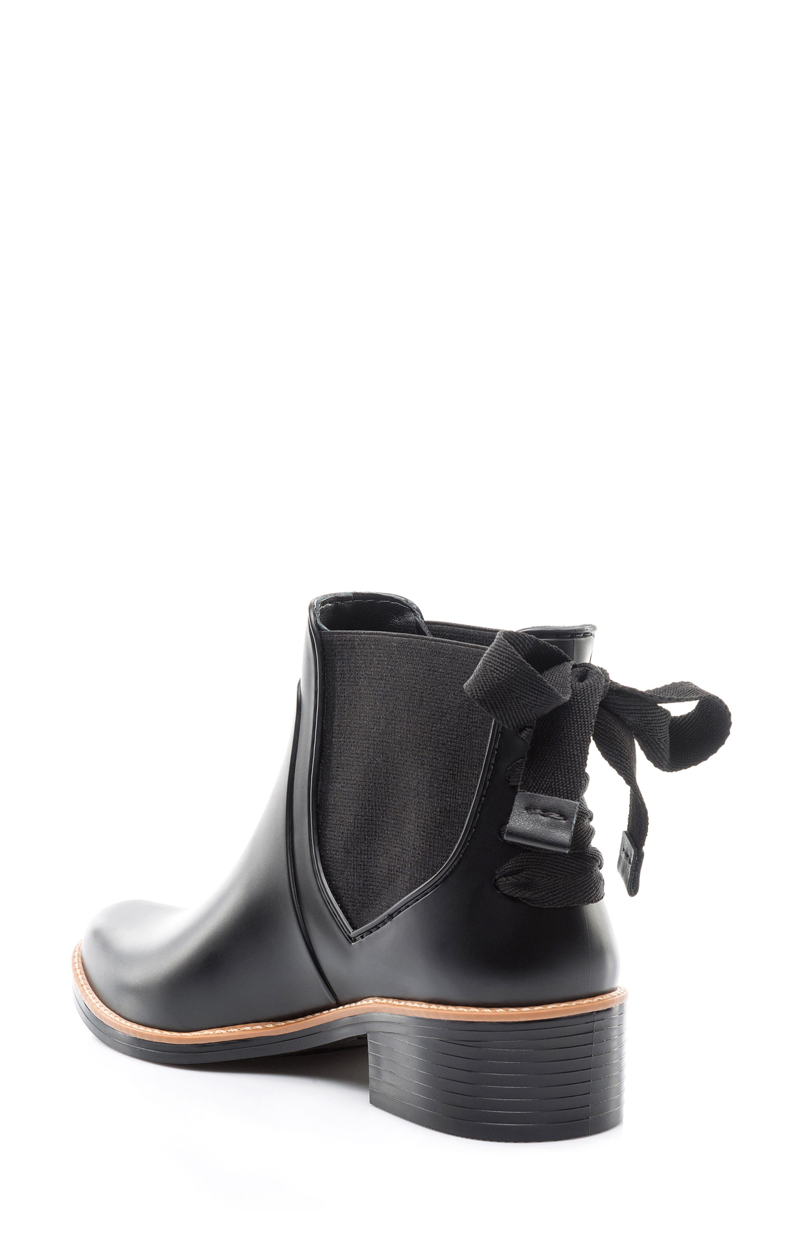 Bernardo Paxton Waterproof Rain Boot, Alternate, color, BLACK