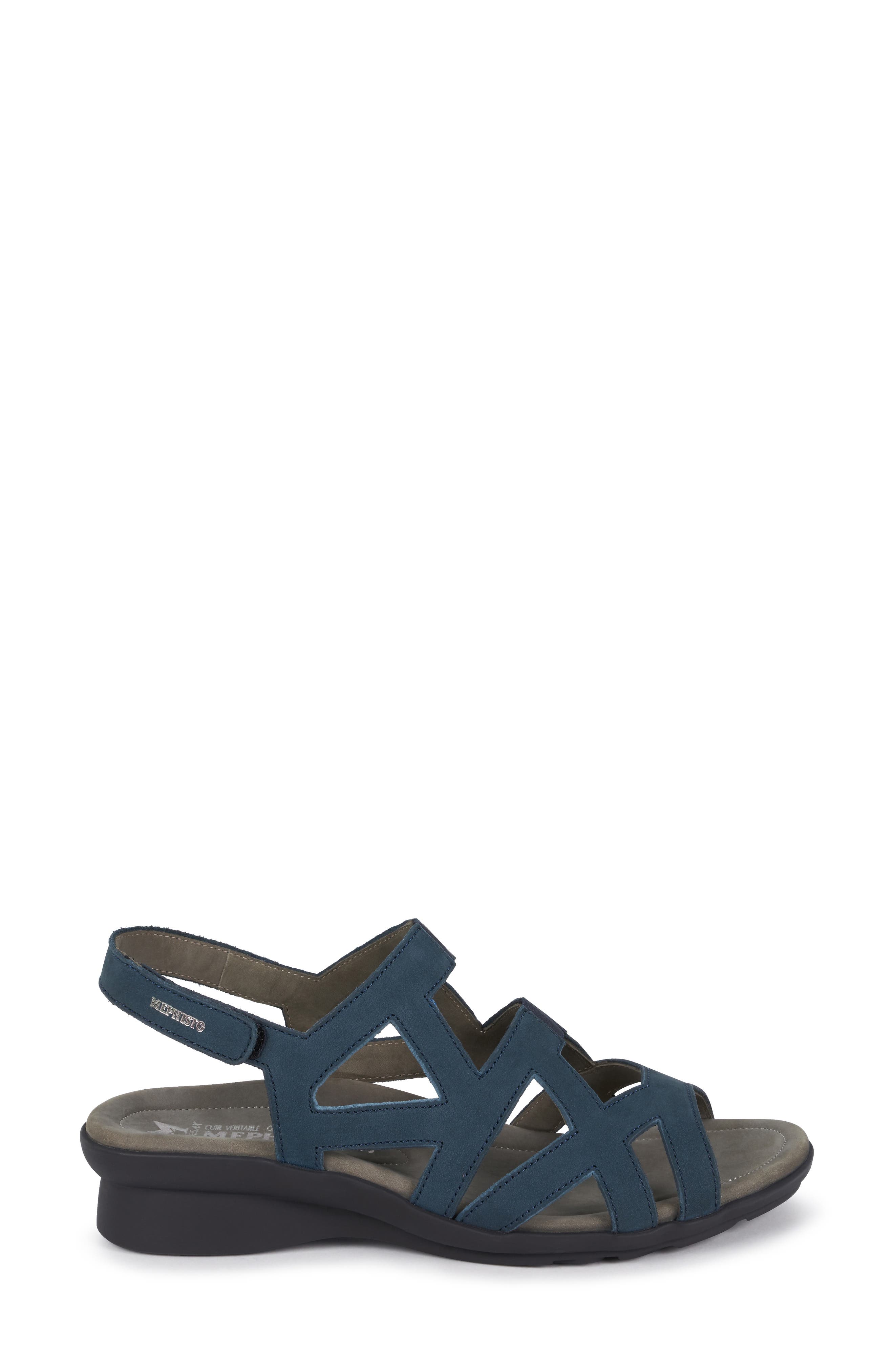Pamela Sandal, Alternate, color, NAVY NUBUCK