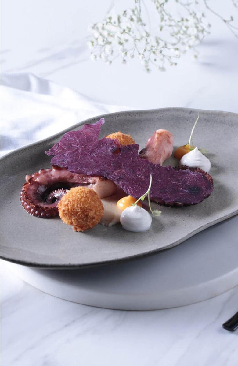 Porto Brasil Shallow Bio Oval Platter Medium Set of 4, Alternate, color, Dust