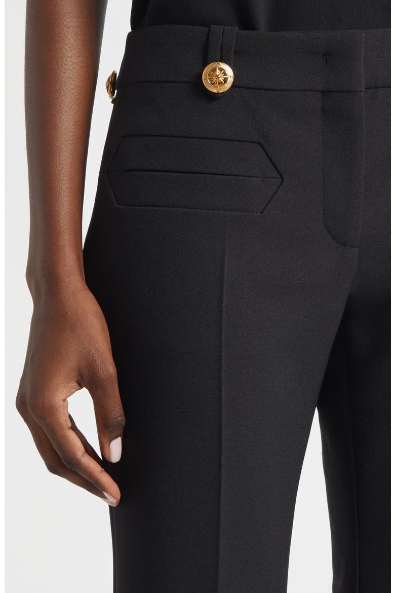 Rebellion Low Rise Flare Pants, Alternate, color, BLACK