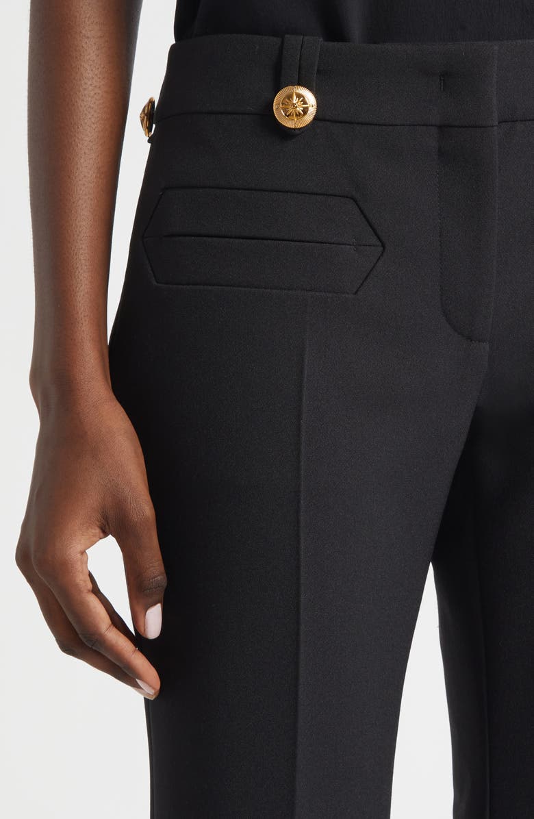 Zimmermann Rebellion Low Rise Flare Pants, Alternate, color, Black