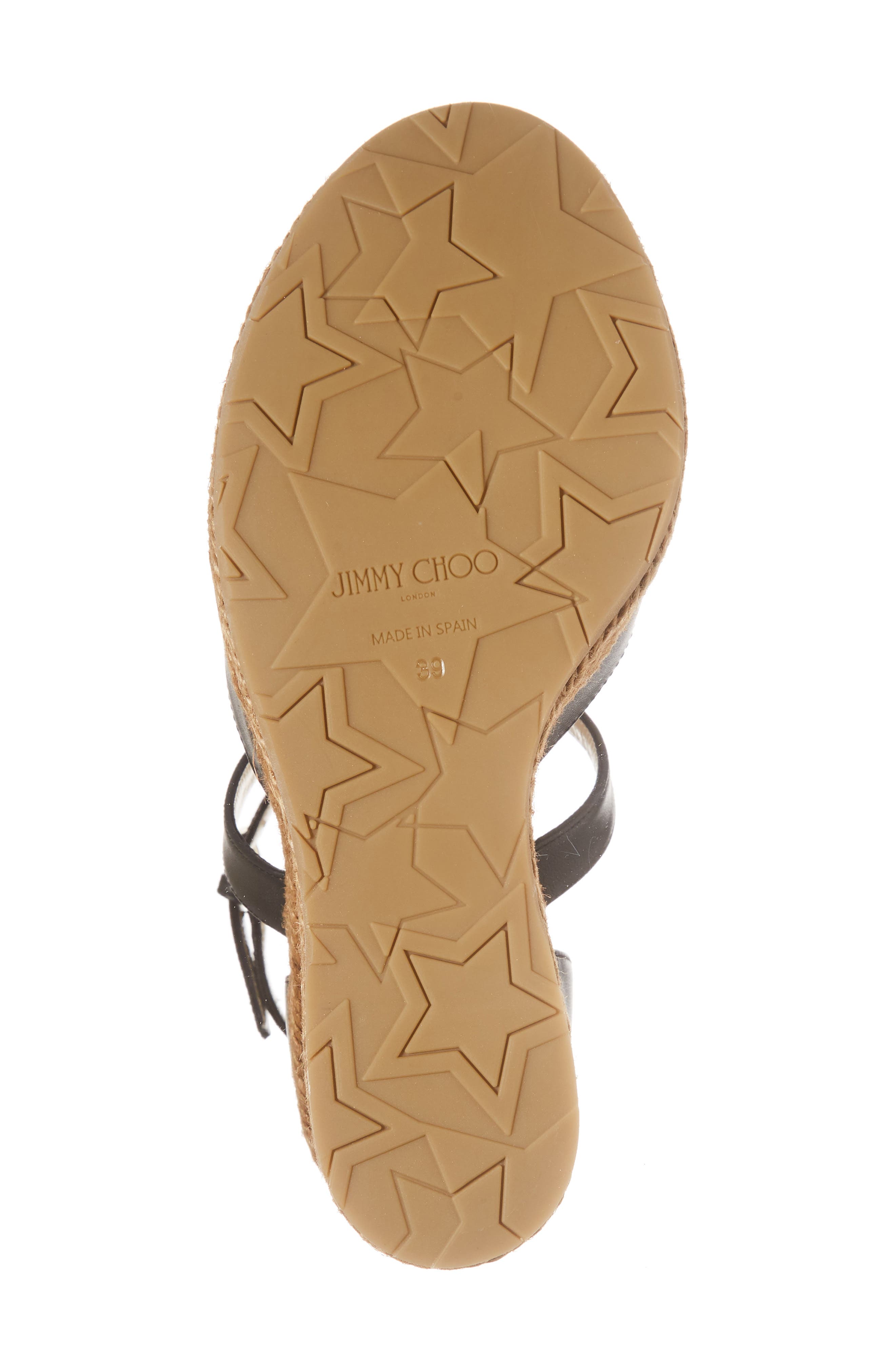 Alanah Espadrille Wedge Sandal, Alternate, color, BLACK