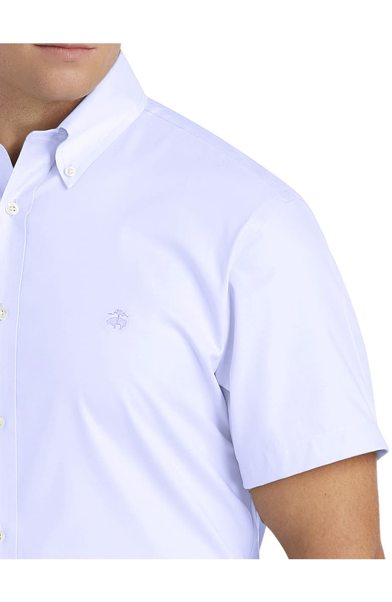 Brooks Brothers Big & Tall Non-Iron Solid Oxford Sport Shirt, Alternate, color, Lavender