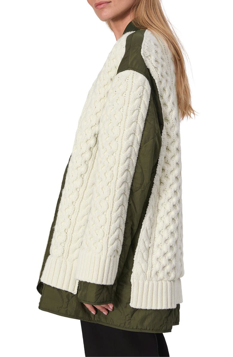 rag & bone Winnie Mixed Media Jacket, Alternate, color,