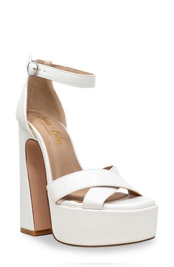 CHASE & CHLOE CHASE AND CHLOE ROSETTA PLATFORM SANDAL 