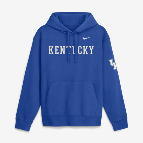 Men's Nike  Royal Kentucky Wildcats 2026 Sideline Club Fleece Hoodie