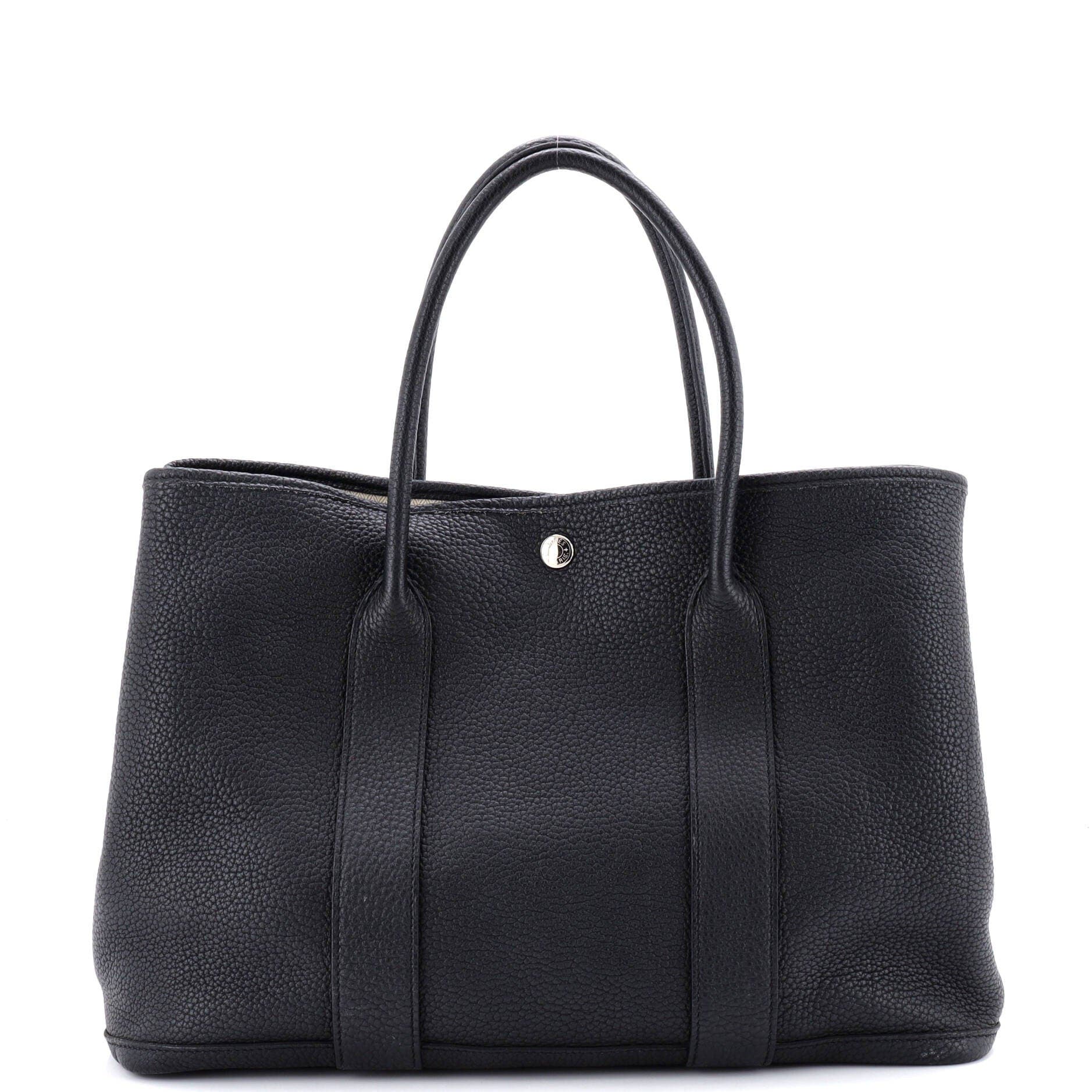 Pre-Owned Hermes Garden Party Tote Leather 36, Main, color, 