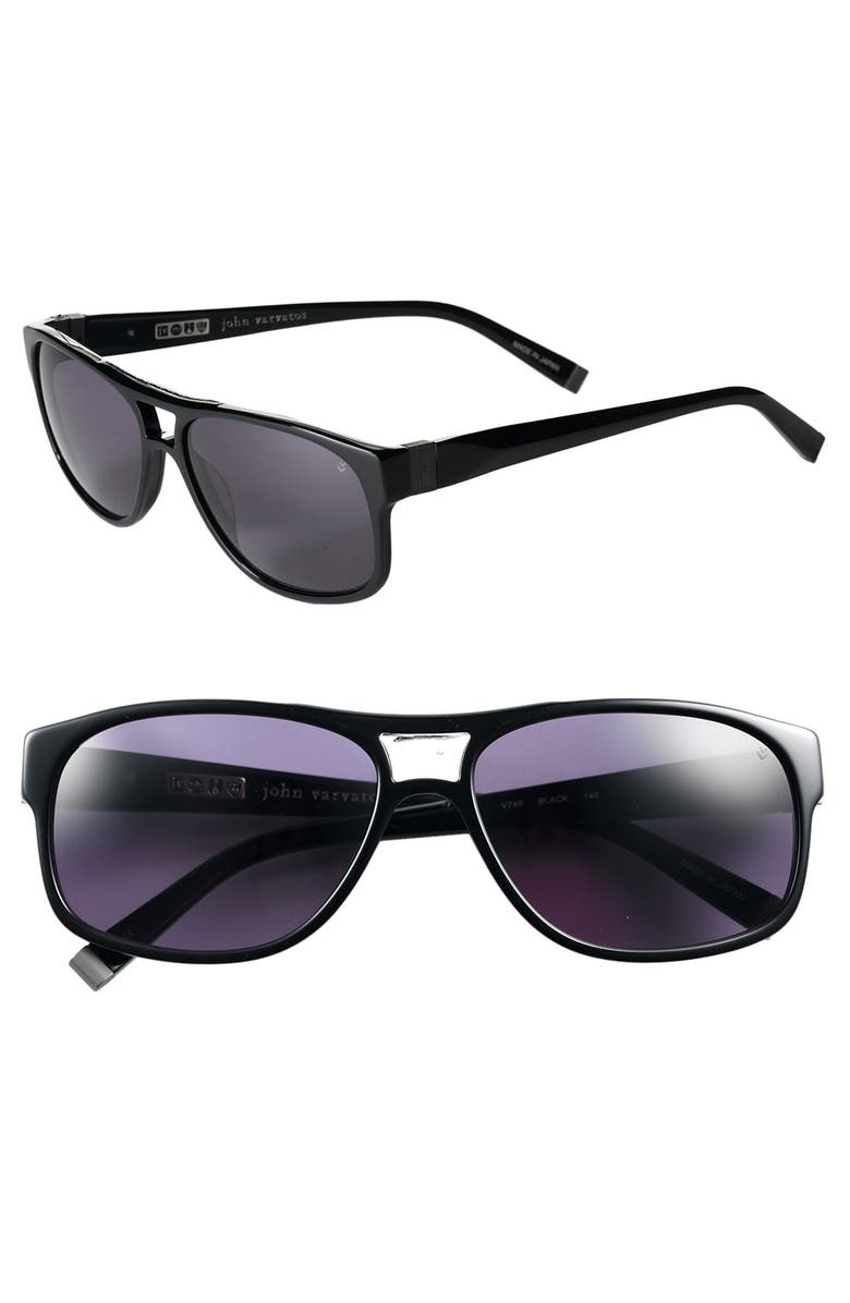 John Varvatos Star USA 'Alternative' Plastic Aviators, Main, color, 