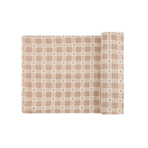 Ely's & Co. Cotton Floral Plaid Collection In Multi