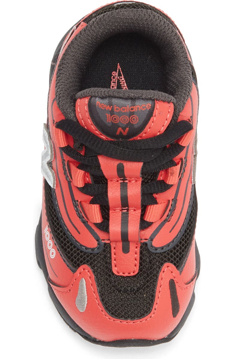 New Balance Kids' 1000 Sneaker, Alternate, color, Blast Red/ Black Cement