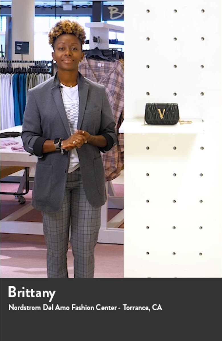 First Line V Matelassé Leather Crossbody Bag, sales video thumbnail