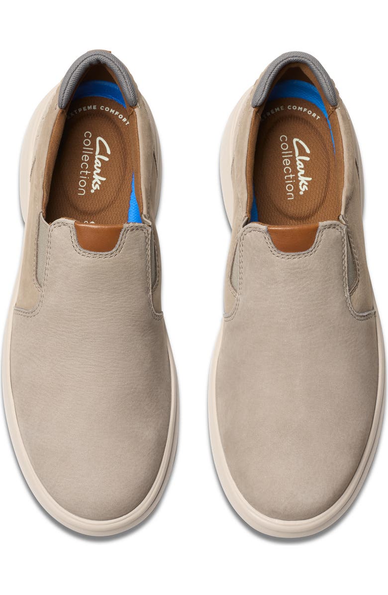 Clarks<sup>®</sup> Bradley Ease Slip-On, Alternate, color, Light Grey Nub