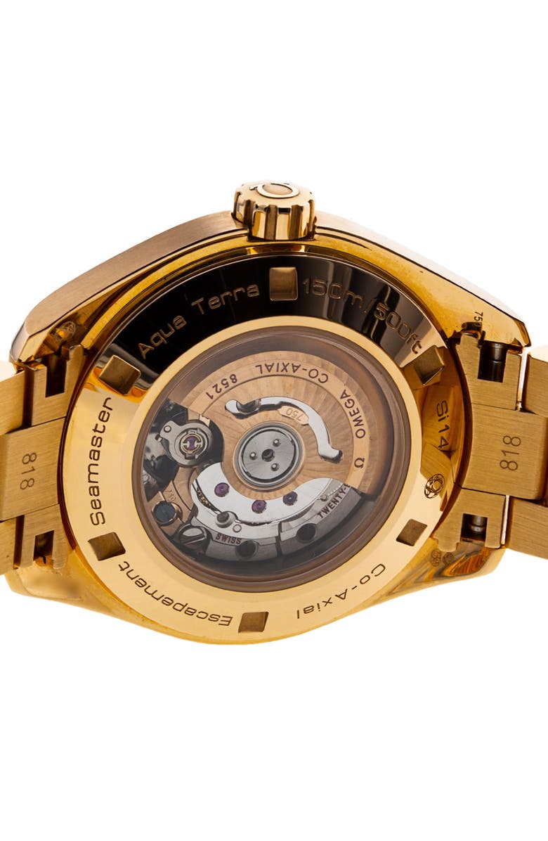 Watchfinder & Co. Omega Preowned 2021 Seamaster Aqua Terra 150-Meter Ladies 231.55.34.20.55.002 Bracelet Watch, 34mm, Alternate, color, White